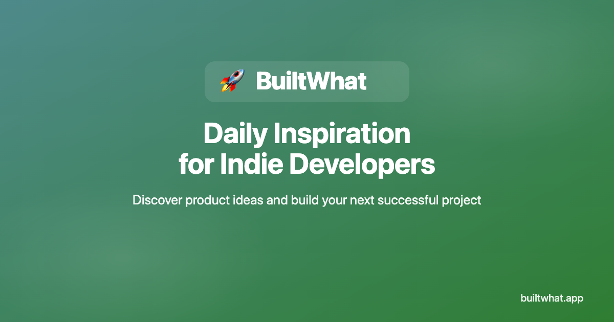 Show HN: I built a daily inspiration platform for indie developers